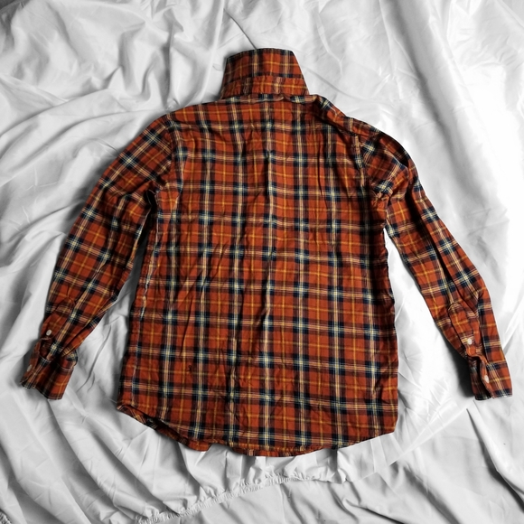 Cat & Jack Plaid Button Down Long Sleeve Shirt for Boys - Picture 2 of 5
